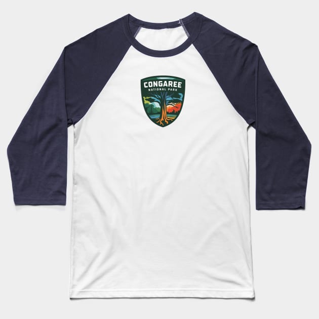 Congaree National Park Baseball T-Shirt by Perspektiva